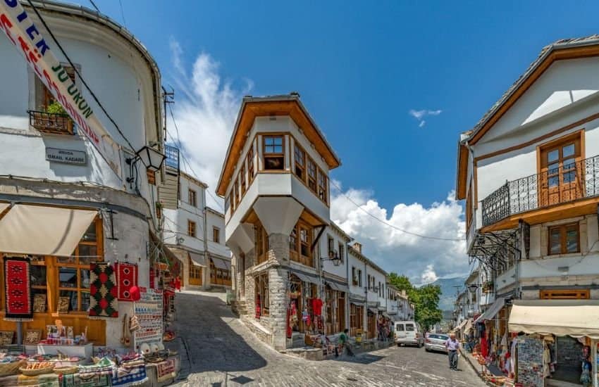 Streets of Gjirokastra
